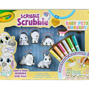 Crayola Scribble Scrubbie Baby Pets Nursery+