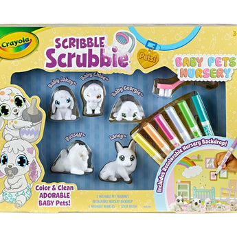 Crayola Scribble Scrubbie Baby Pets Nursery+