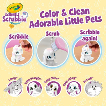 Crayola Scribble Scrubbie Baby Pets Nursery+