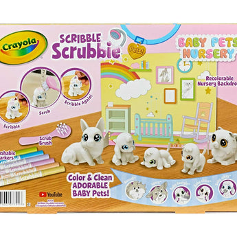 Crayola Scribble Scrubbie Baby Pets Nursery+