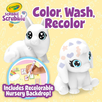 Crayola Scribble Scrubbie Baby Pets Nursery+