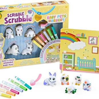 Crayola Scribble Scrubbie Baby Pets Nursery+