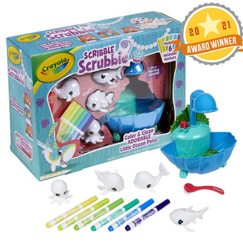 Crayola Scribble Scrubbie Pets Blue Lagoon Playset