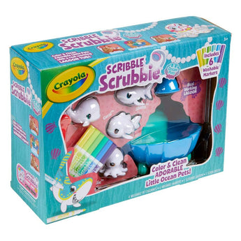 Crayola Scribble Scrubbie Pets Blue Lagoon Playset