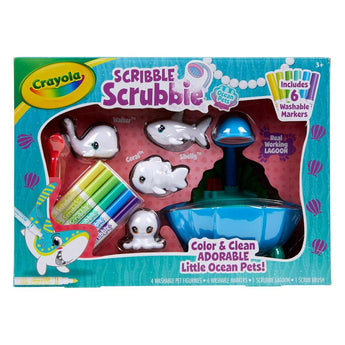Crayola Scribble Scrubbie Pets Blue Lagoon Playset