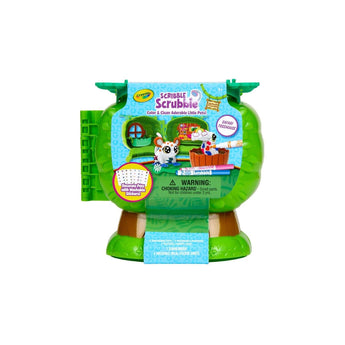 Crayola Scribble Scrubbie Pets Safari Treehouse, Toy Storage Case, Gift For Boys