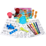 Crayola – Silly Scents Ice Cream Parlor Play Set – DIY Scented Dough & Craft Kit with 17 Molds, Scooper, Cones, Scented