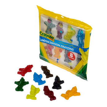 Crayola Tip Character Shaped Crayons, 8 Ct, Limited Edition Retired Crayon Color