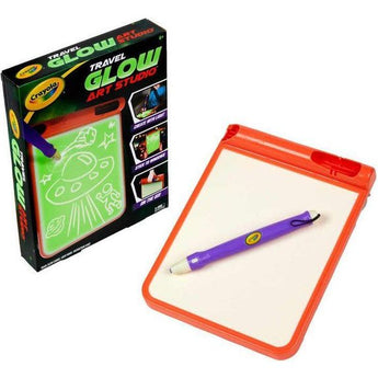 Crayola Travel Glow Art Studio Light Up Creativity | Kits & Toys