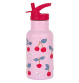 350ml Insulated Steel Water Bottle - Cherries