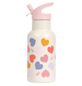 350ml Insulated Steel Water Bottle - Hearts