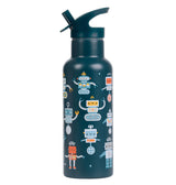 500ml Stainless Steel Water Bottle - Robots