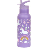 500ml Stainless Steel Water Bottle - Unicorn Dreams
