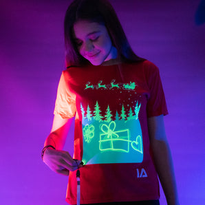 Glow in the Dark Christmas Kids T-Shirt