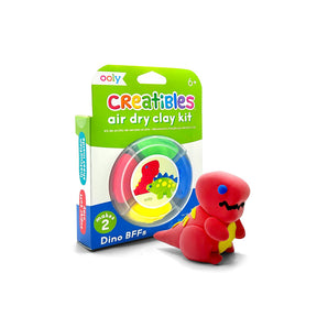 Creatibles D.I.Y. Air-Dry Clay Kit: Dino. BFFs (Set of 4)