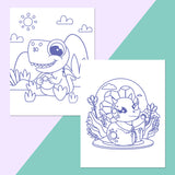 Dinosaurs Colour Me Magnet Colouring Book