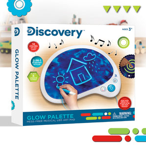 Discovery Kids Glow Palette Mess Free Musical Led Art Pad | Toys
