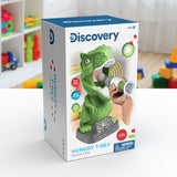 Discovery Kids Hungry T-Rex Feeding Shooting Soft Ball Indoor- Safe Game with Sound