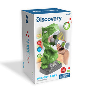 Discovery Kids Hungry T-Rex Feeding Shooting Soft Ball Indoor- Safe Game with Sound