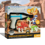 Discovery Mindblown Dinosaur Construction 90-Piece Action Set STEM Toy For Little Paleontologists