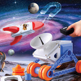 Discovery Mindblown Magnetic Building Tiles with Remote Control, 34-Piece STEM Play Set
