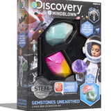 Discovery Mindblown Mini Unearthed Gemstones Dig Set, 2 Pack Excavation Kit w/ Chisel, App & Poster, Interactive Archaeology Geology Experiment, Fun & Educational Science STEM Toy for Kids 6+