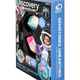 Discovery Mindblown Mini Unearthed Gemstones Dig Set, 2 Pack Excavation Kit w/ Chisel, App & Poster, Interactive Archaeology Geology Experiment, Fun & Educational Science STEM Toy for Kids 6+