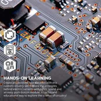 Discovery Mindblown Particle Analyzer Circuitry Set, Build-it-Yourself Engineering Toy Kit