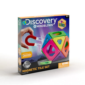 Discovery Mindblown STEM Magnetic Tiles Toys