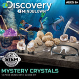 Discovery Mindblown STEM Toy Mystery Crystals Geode Excavation Science Kit 14pcs