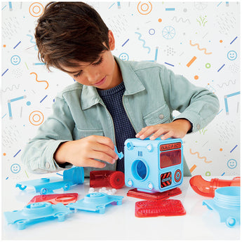 Discovery Mindblown STEM Toys DIY Prize-Pod 52-Piece Retro Vending Machine Build Kit