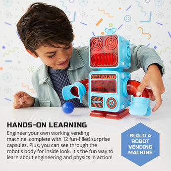 Discovery Mindblown STEM Toys DIY Prize-Pod 52-Piece Retro Vending Machine Build Kit