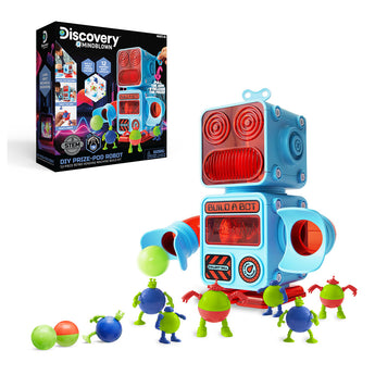 Discovery Mindblown STEM Toys DIY Prize-Pod 52-Piece Retro Vending Machine Build Kit