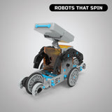Discovery Mindblown Solar Vehicle Creations 197 Easy-Build-Pieces, with 12 Unique Robotic Designs