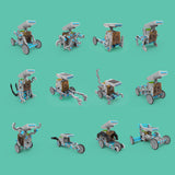 Discovery Mindblown Solar Vehicle Creations 197 Easy-Build-Pieces, with 12 Unique Robotic Designs