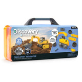 Discovery Mindblown Take Apart DIY Excavator Construction 27-piece Set STEM Toy for Early Engineering, Science Kit for Kids