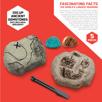 Discovery Mindblown Toy Excavation Kit Mini Treasure 2pc