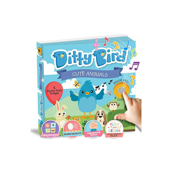 Ditty Bird Cute Animals Touch & Feel ” Children's Book For Kids | Books - My Little Thieves