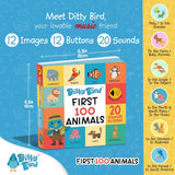 Ditty Bird First 100 Animals â€” Children's Book For Kids | Books