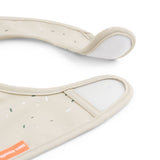 Done By Deer Bib With Velcro 2 Pack | Lalee Design Sandy Beige