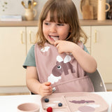 Done By Deer Foodie Compartment Plate Tiny Farm Sand | Anti Slip Kids Plate