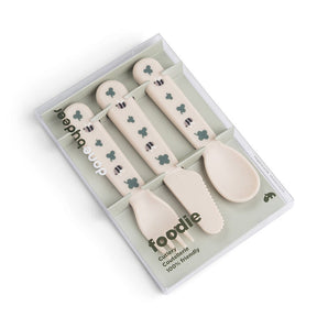 Done By Deer Foodie Cutlery Set Tiny Farm Sand | Cutlery