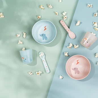 Done By Deer Foodie First Meal Set | Elphee Bowl, Cup & Spoon For Babies