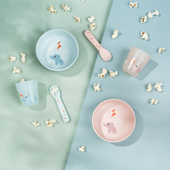 Done By Deer Foodie First Meal Set | Elphee Bowl, Cup & Spoon For Babies