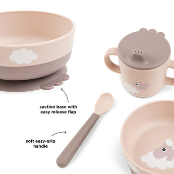 Done By Deer Foodie First Meal Set | Elphee Bowl, Cup & Spoon For Babies