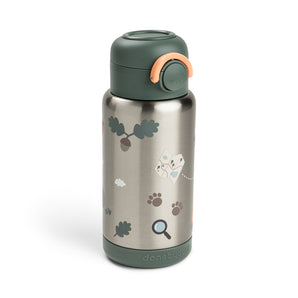 Done by Deer Insulated Straw Bottle Tiny Trails 340ml