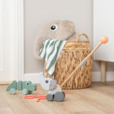 Done By Deer Pull Along Wiggle Toy Croco Green | Pull Along Toys
