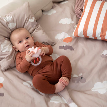 Done By Deer Sensory Rattle With Teether | Birdee Baby Developmental Toy