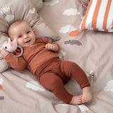 Done By Deer Sensory Rattle With Teether | Birdee Baby Developmental Toy