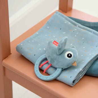 Done By Deer Sensory Rattle With Teether | Birdee Baby Developmental Toy